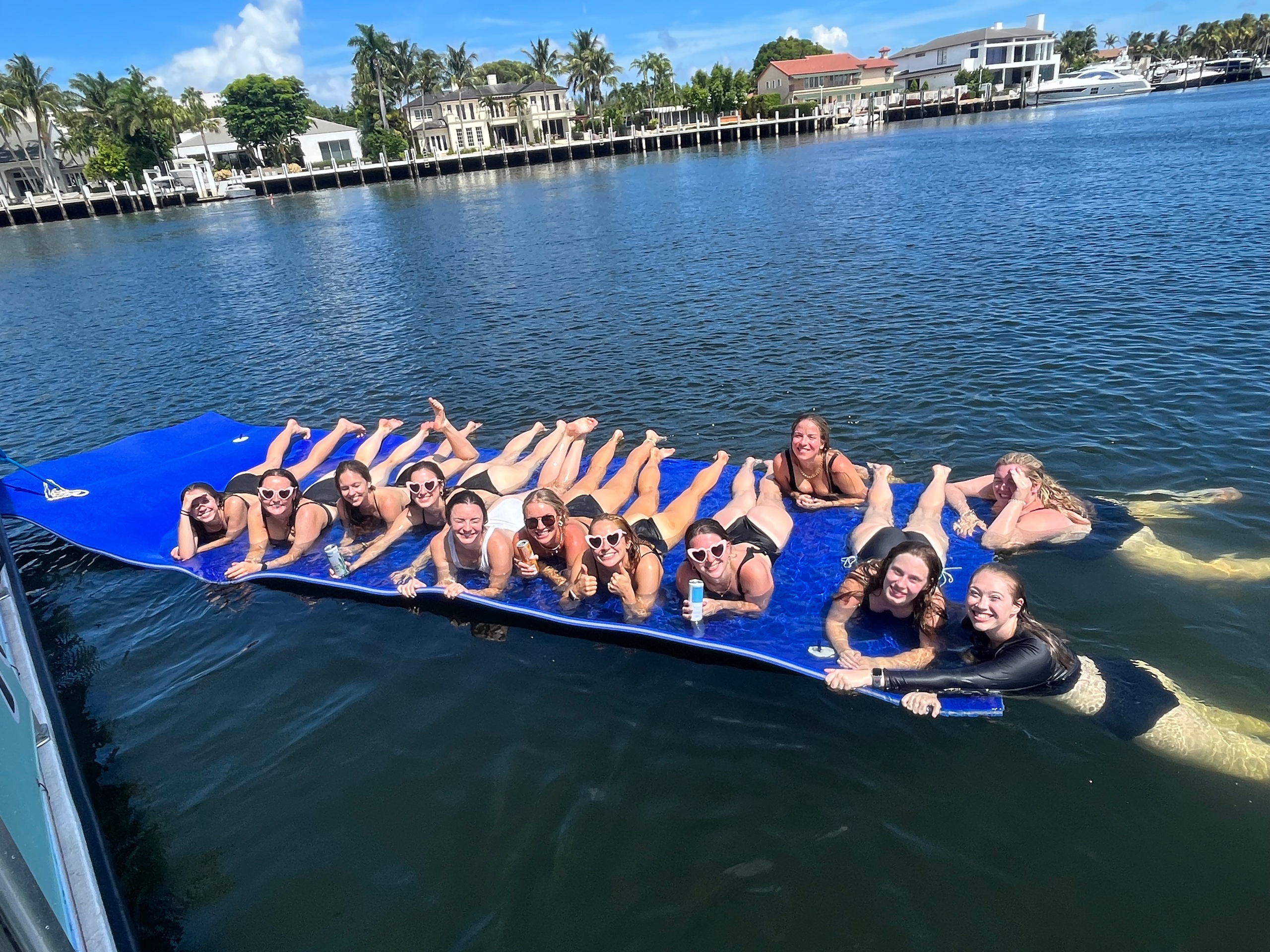Double Decker Pontoon Party in Fort Lauderdale: BYOB, Bluetooth Sound, Waterslide image 9