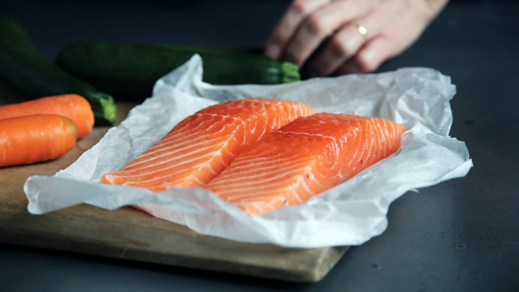 image of salmon meal