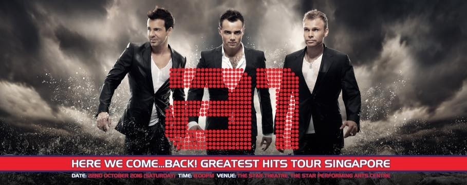 A1 Here We Come Back! Greatest Hits Tour Singapore