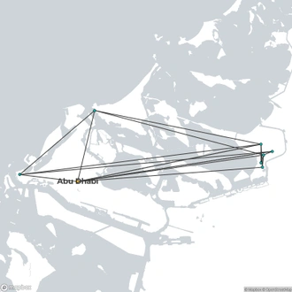 tourhub | Today Voyages | F1 Grand Prix Abu Dhabi 2024 (EN) | Tour Map