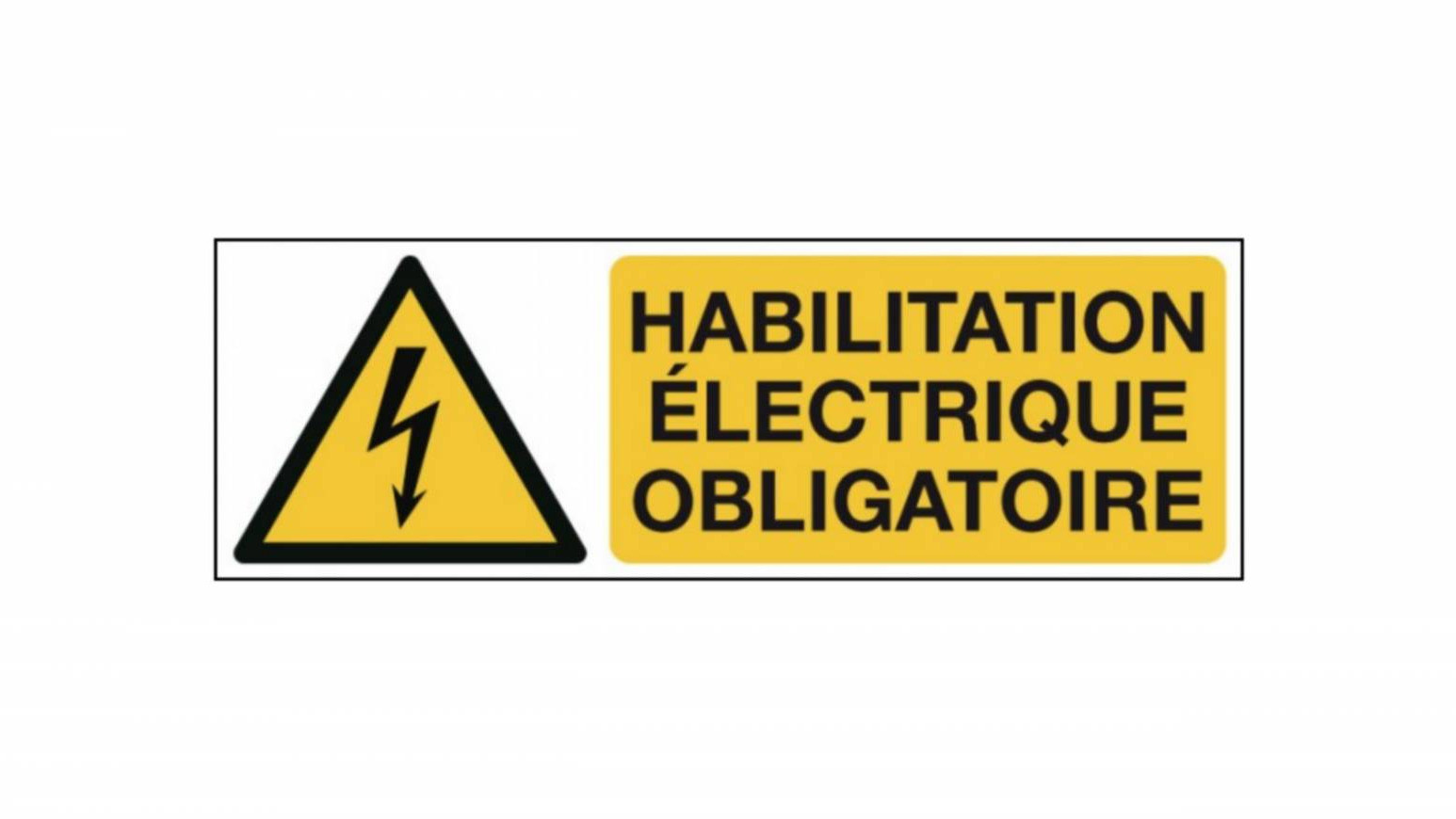 Représentation de la formation : HABILITATION ELECTRIQUE - 
OPERATION D’ORDRE NON ELECTRIQUE - EXECUTANT
FORMATION INITIALE -
INDICES : B0/ H0 / H0V - EXECUTANT