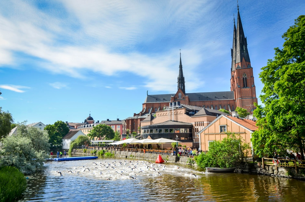 Uppsala Triathlon är ett av de elva evenemang som precis  beviljats stöd av Värlsklass Uppsala. Foto: Jonas Ekebacke.