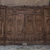 Storage cabinets in courtyard of the Etz Haim (Hanan) Synagogue, Cairo, Egypt. Joshua Shamsi, 2017. 