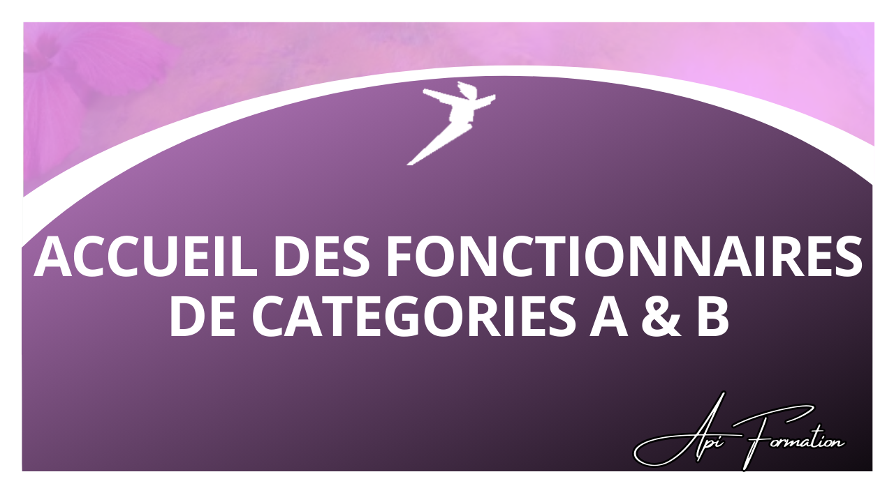 Représentation de la formation : ACCUEIL DES FONCTIONNAIRES DE CATEGORIES A & B