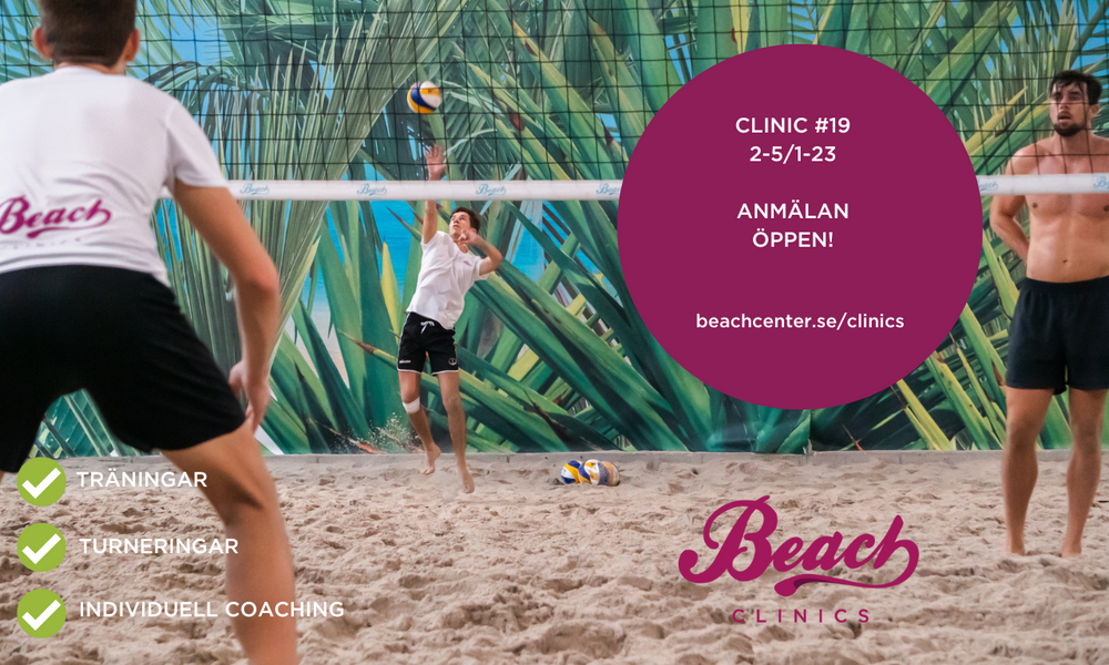 Snart stänger anmälan till Beach Clinics #19