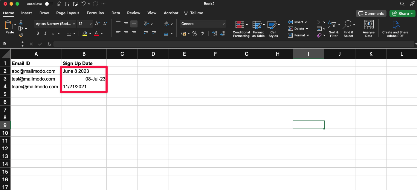 How to format dates for importing them as user properties via CSV?