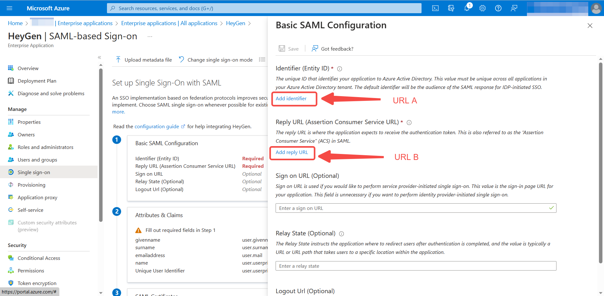 HeyGen SSO Tutorial (Azure)