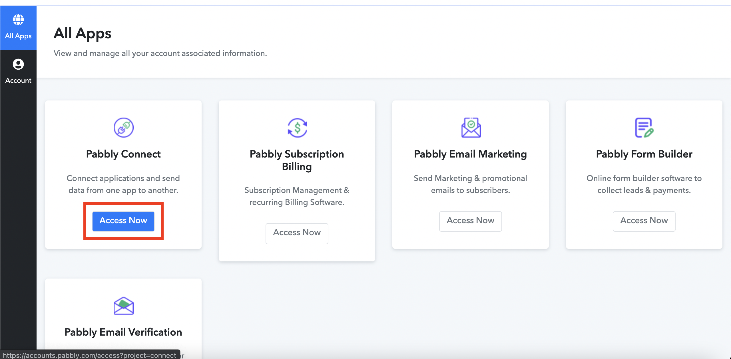 Pabbly Integration with Mailmodo