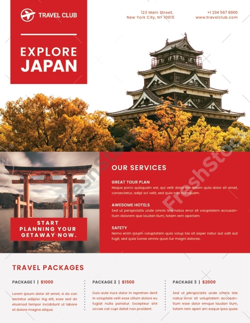 brochure voyage japon