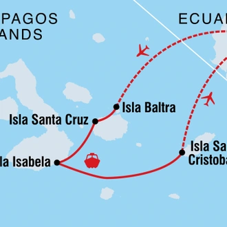 tourhub | Intrepid Travel | Best of Galapagos  | Tour Map