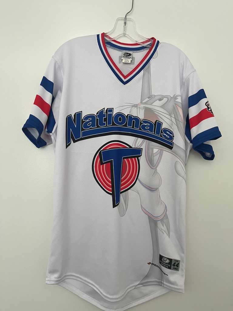 The game-worn jerseys from Nickelodeon - Brooklyn Cyclones