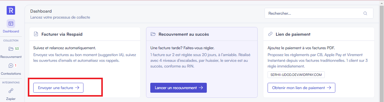 Peut-on personnaliser les factures envoyées via Respaid ?