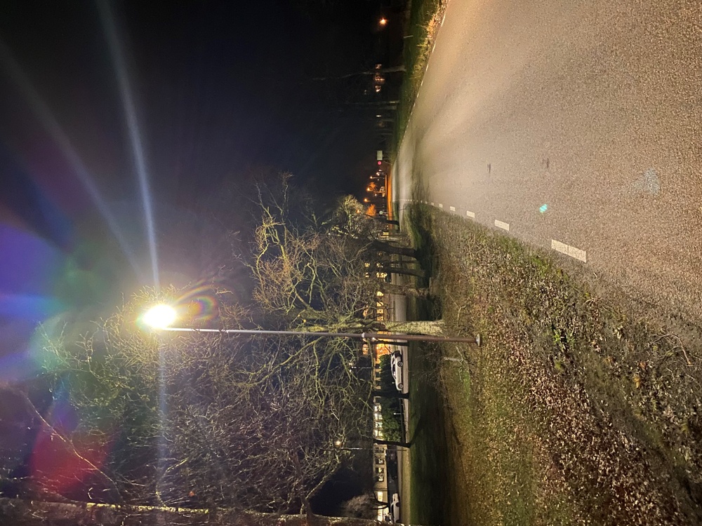 Björkvägen i Essunga har fått LED-armatur.
