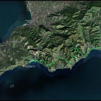 tourhub | Go in Italy | Trekking Amalfi Coast (4 Days) | Tour Map