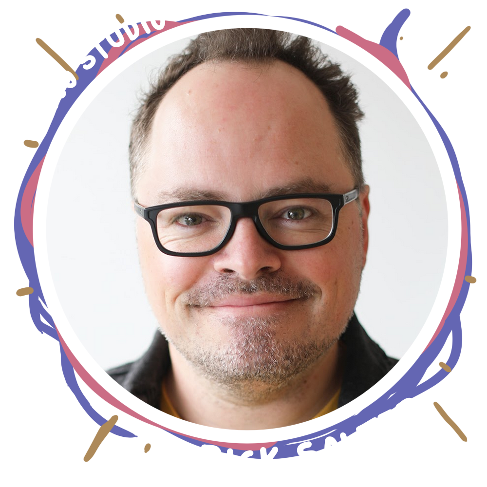 A stylised headshot of Rick Salter, one of the speakers for Waypoint Constellations