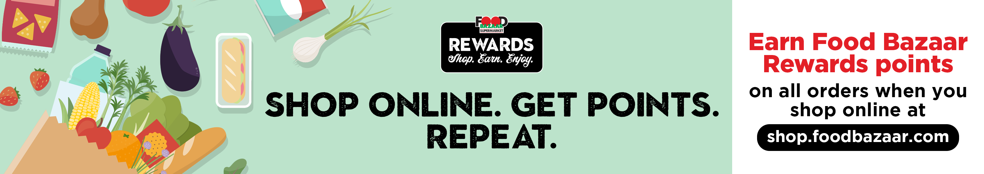 Shop Online! Get Points! 