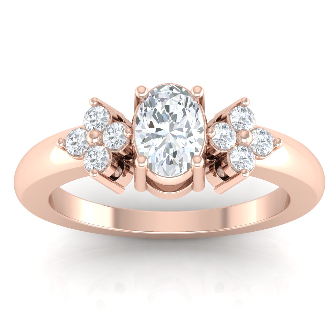 Oval Solitaire Engagement Ring