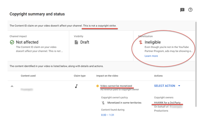 How to remove your Content ID claim in Youtube?