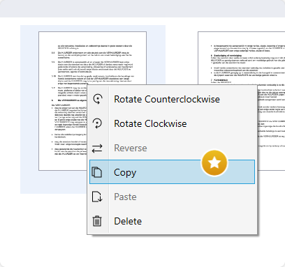 PDF Reader Pro windows copy page