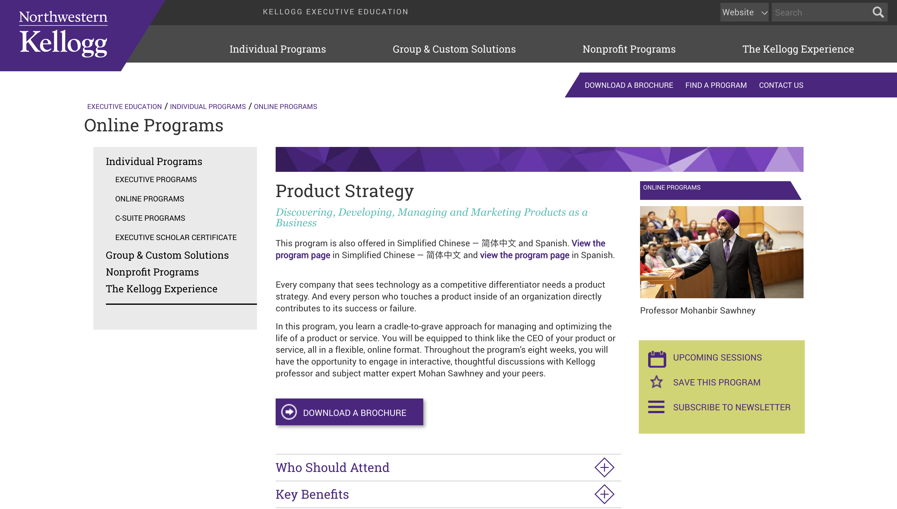 Product Strategy course by Kellogg