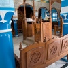 Interior 2, Synagogue Mishkan Yaakov, Zarzis, Tunisia, 7/5/2016, Chrystie Sherman.
