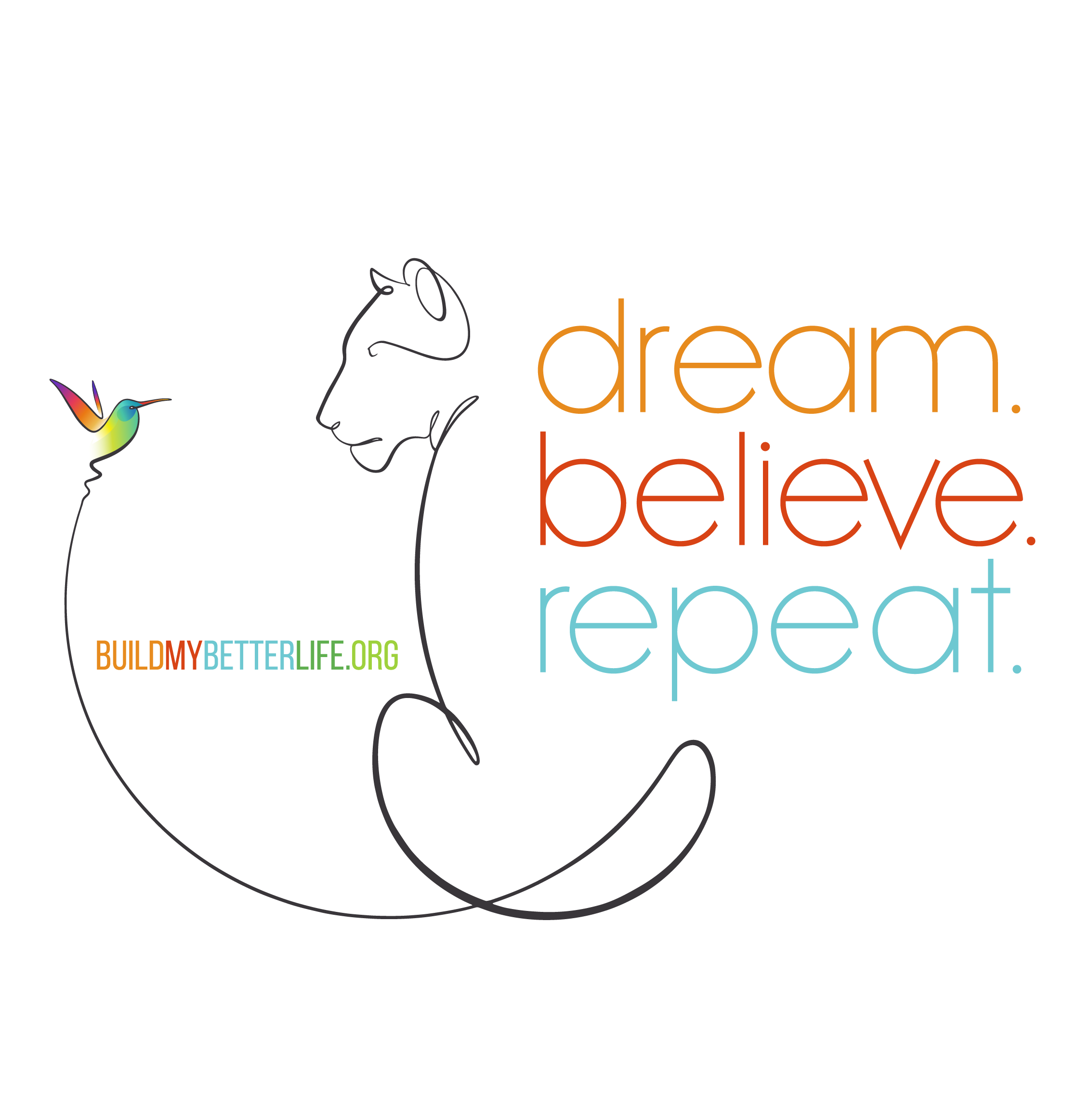 DREAM BELIEVE REPEAT COMMUNITY BASED ORGANIZATION logo