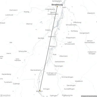 tourhub | CroisiEurope Cruises | New Year on the Wild Rhine (port-to-port cruise) | Tour Map