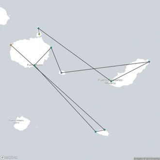 tourhub | HX Hurtigruten Expeditions | Galápagos Islands Expedition Cruise – In Darwin’s Footsteps | Tour Map