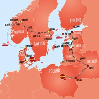 Best of Scandinavia & the Baltics - 20 Days