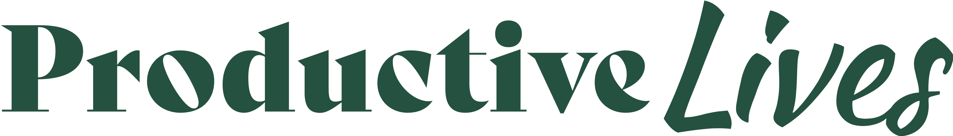 Productive Lives logo