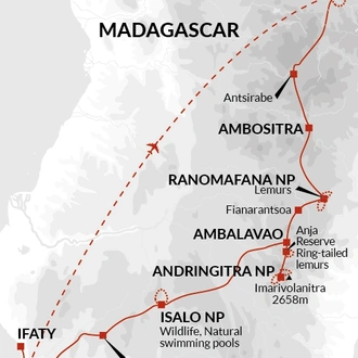 isalo national park map