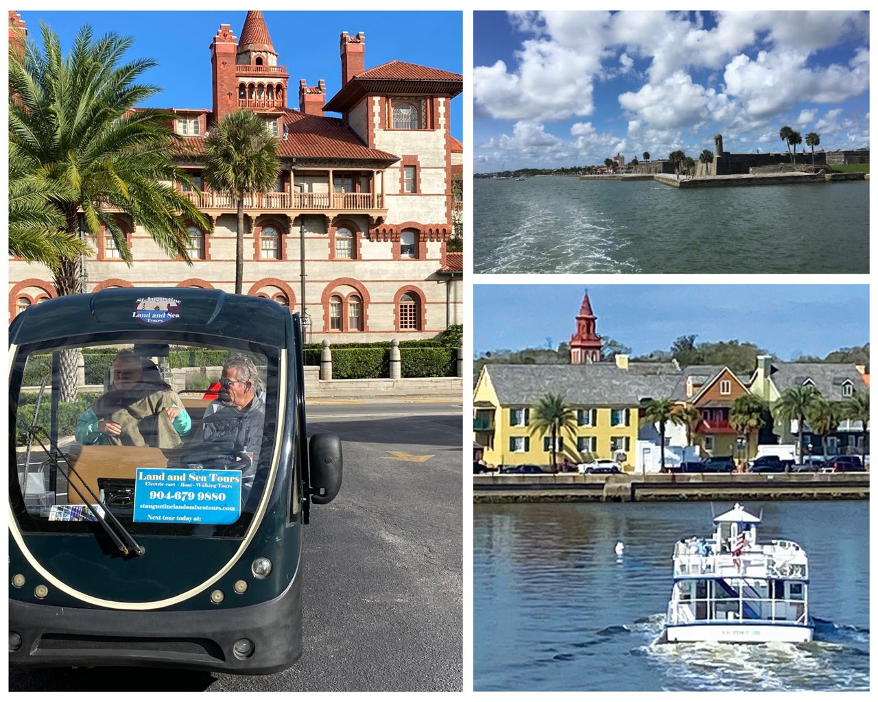 St. Augustine Boat and Golf Cart Tour