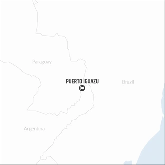 tourhub | Bamba Travel | Iguazu Falls Adventure 3D/2N (Puerto to Puerto) | Tour Map