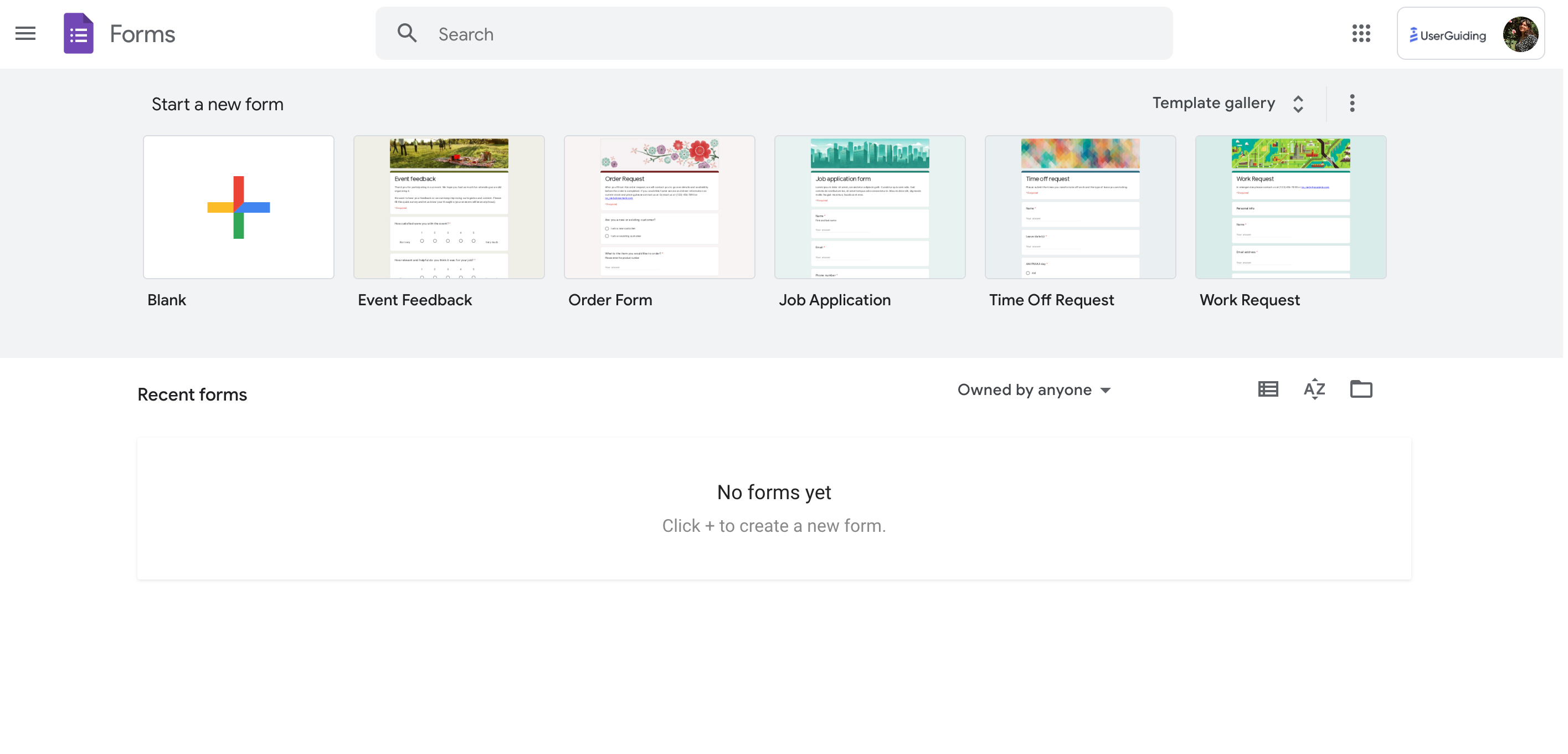 user engagement tool Google Forms