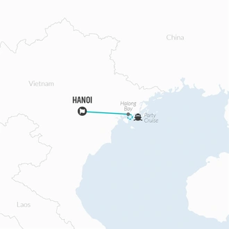 tourhub | Bamba Travel | Halong Bay Party Cruise 3D/2N (from Hanoi) | Tour Map