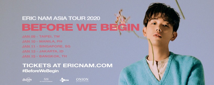 Eric Nam 'Before We Begin' Asia Tour 2020 in Singapore