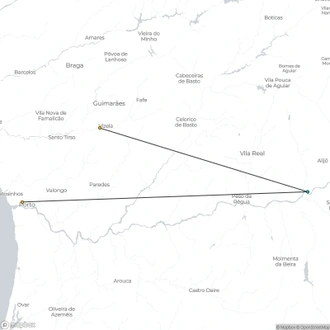 tourhub | Walkers' Britain | Douro Rambler | Tour Map