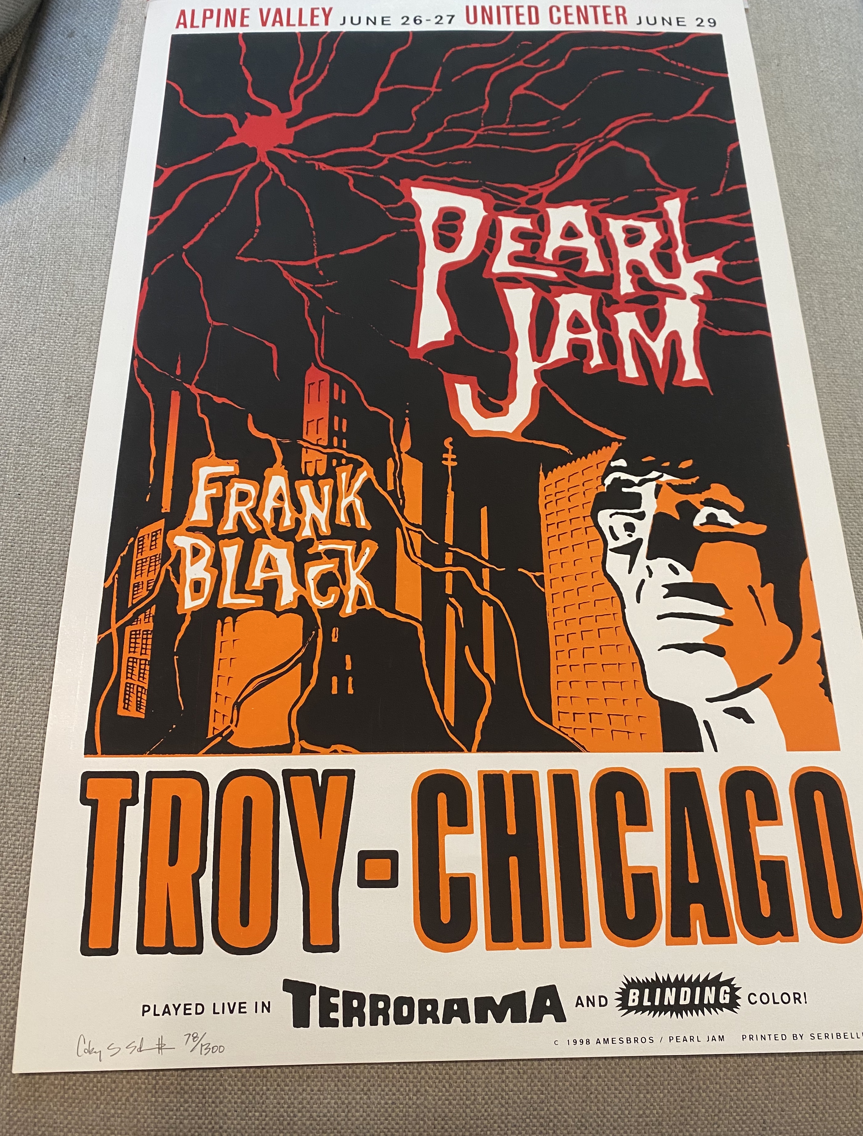 Pearljamchicagoeasttroy1998amesbrosapedition2 Collectionzz