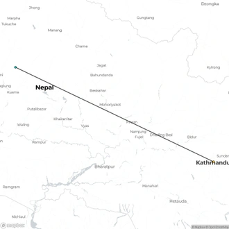 tourhub | Liberty Holidays | Shortest Poonhill trek from Kathmandu | Tour Map