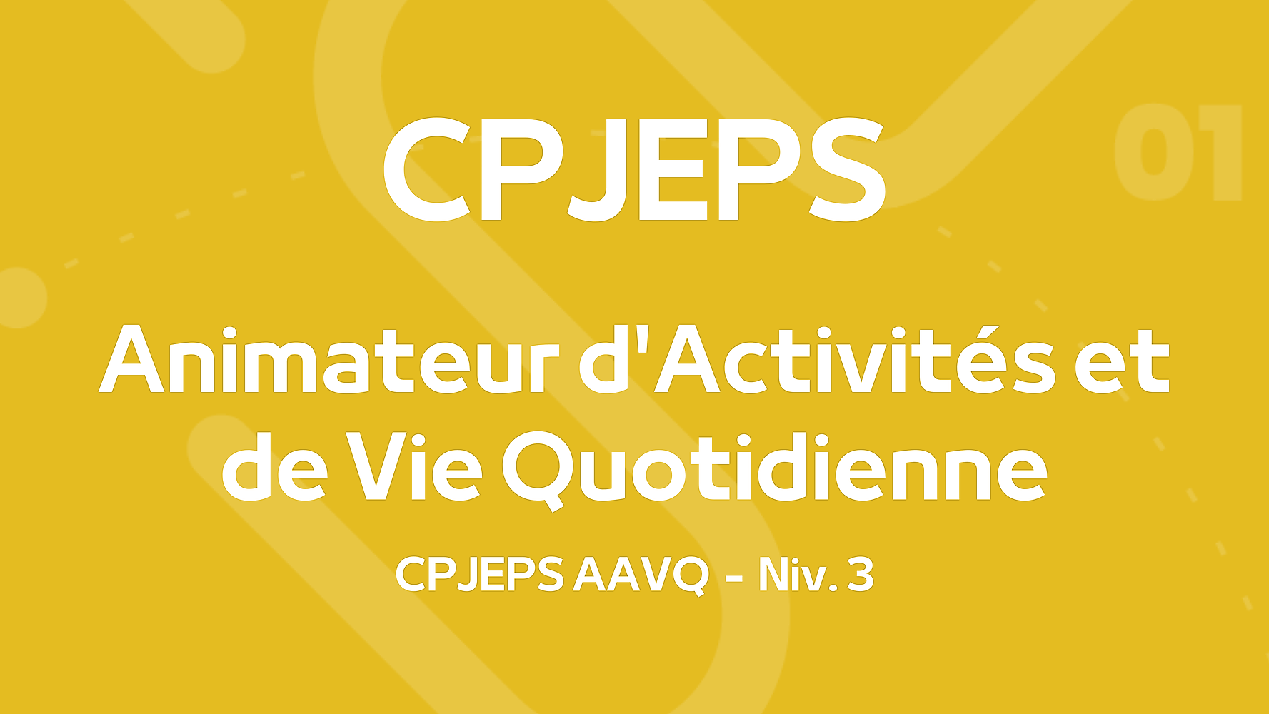 Représentation de la formation : CP JEPS Animateur d'Activités et de Vie Quotidienne