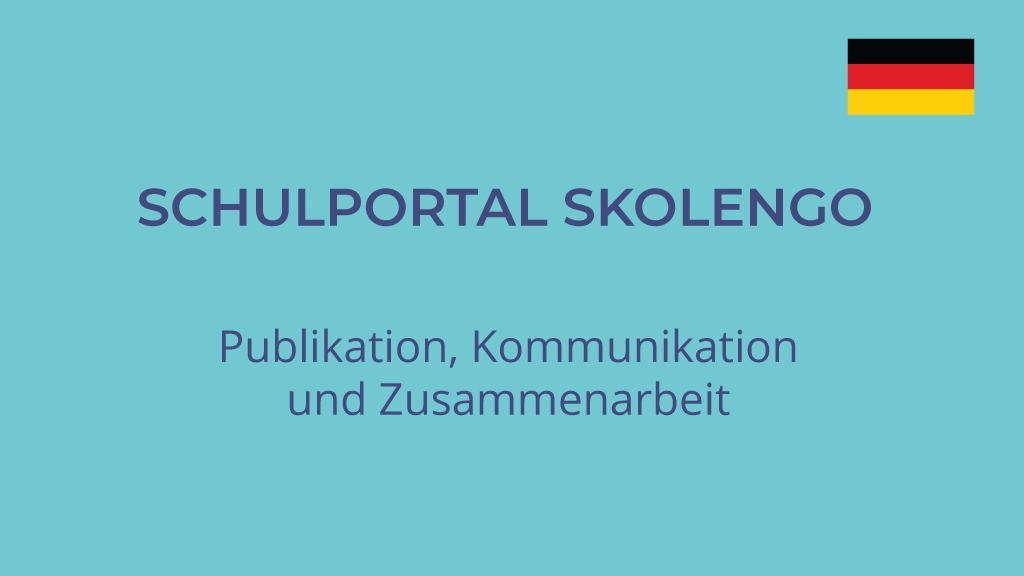 Représentation de la formation : 40ISKN01-DE: Publikation, Kommunikation und Zusammenarbeit