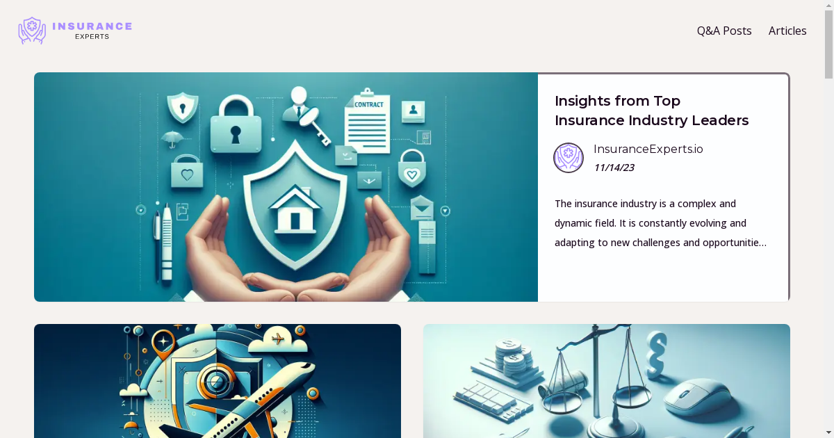 InsuranceExperts.io Launches: Your Go-To Source for Insurance Knowledge