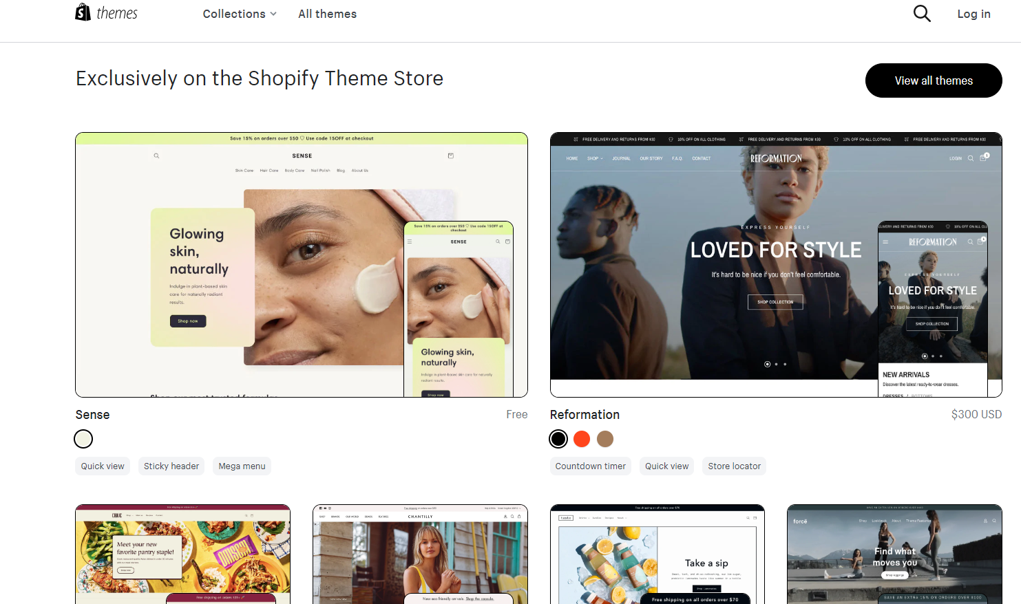 shopify themes