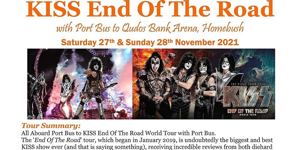 KISS End of The World Tour, Sydney Olympic Park, 27th of November