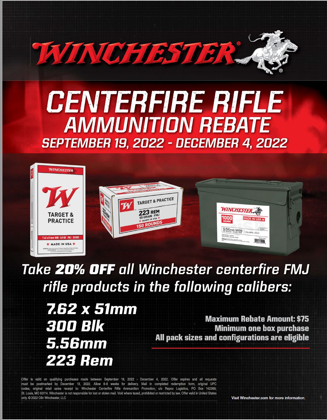 https://winchester.com/Rebates/Centerfire-Rifle-Ammunition-Rebate