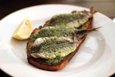 Sardines on toast