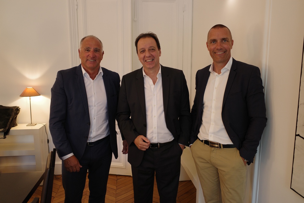 Gerrie Geijssen, CEO i właściciel  Transcontinenta Group, Melchior Lopez, CEO i właściciel Digit Access oraz Jonas Wernbo, CEO współwłaściciel Focus Nordic