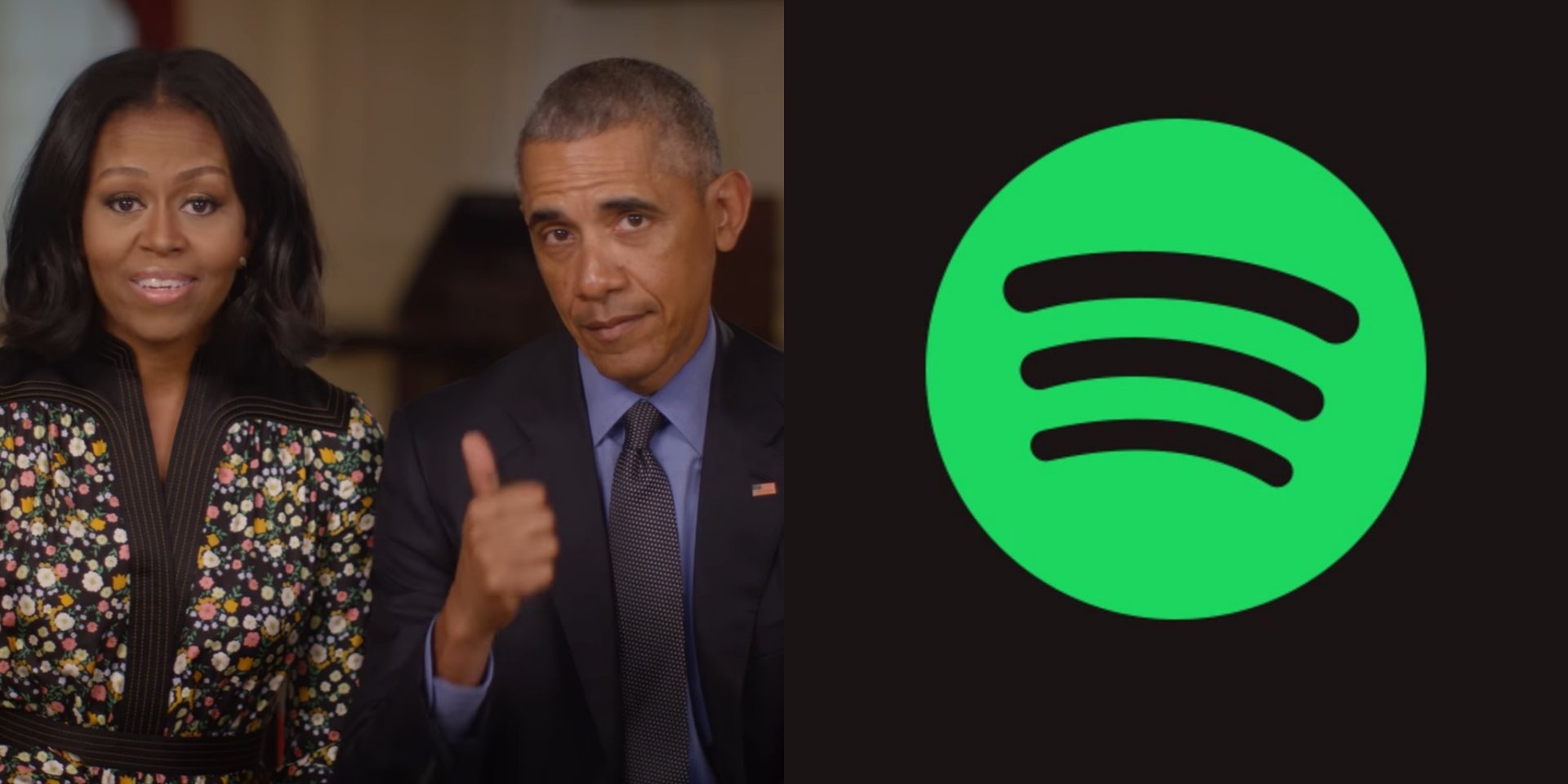 Barack and Michelle Obama have inked a deal with Spotify Bandwagon