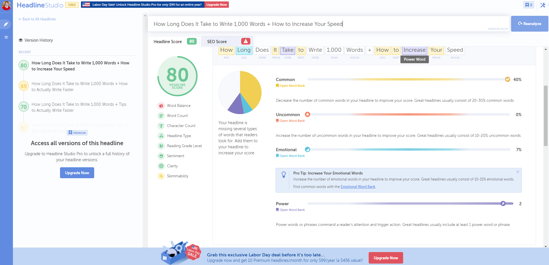 CoSchedule Headline analyzer