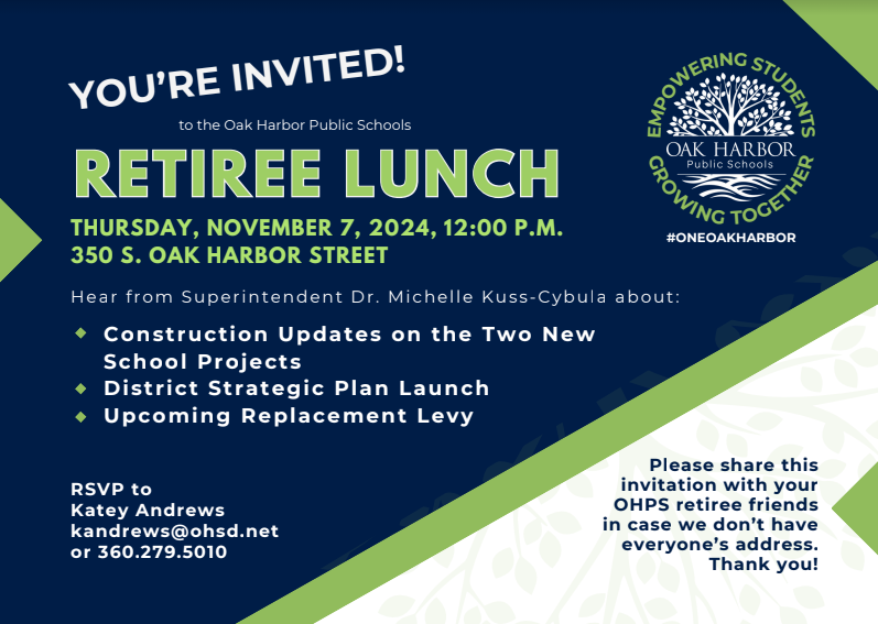 retiree lunch nov. 7